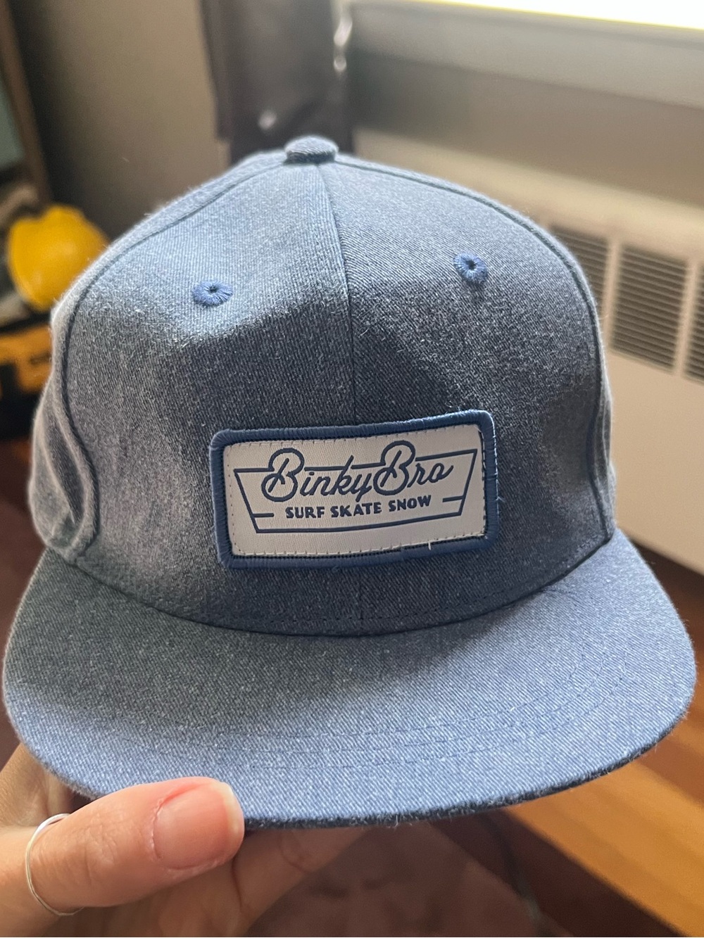 BinkyBro Kids Blue Snapback Hat